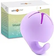 HTVRONT Vinyl Weeding Scrap Collector - Portable Handheld Scrap Collector Ring, Silicone Weeding Tools for HTV Crafting Adhesive Paper Sheets (Purple)
