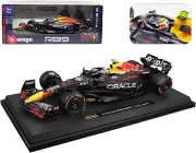 Bburago 1:18 Oracle F1 Red Bull Racing RB19 2023 #11 Sergio Perez w/Driver