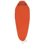Sea To Summit Reactor Fleece Sleeping Bag Liner - Compact Mummy with Drawcord - Orange