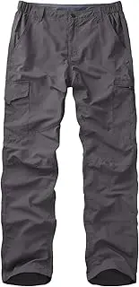 [Winebox] Walking Hiking Trousers Mens Quick Dry Lightweight Breathable Outdoor Fishing Climbing Travel Cargo Pants