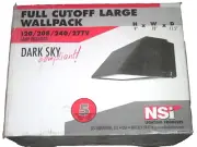 NSI Lighting Full Cutoff Large Light Wallpack Bronze 250W Metal Halide Lamp