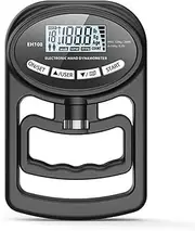 Generic Digital Hand Dynamometer 265Lbs/120Kg Grip Strength Meter Ergonomic Hand Grip Training Gauge LED Display for Power Training