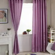 Curtain Solid Window Door Room Panel Sun Shade Curtain Curtain Ceiling Home Decoration purple 100cmx250cm