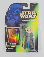 Star Wars Bib Fortuna POTF Green Card Hologram 1996 New in Box NIB