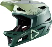 Leatt MTB Gravity 4.0 Green Downhill Helmet, Size L for Men