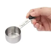 Coffee Measuring Scoop, 30ml 1/8 Cup Stainless Steel Tablespoon Large Capacit...