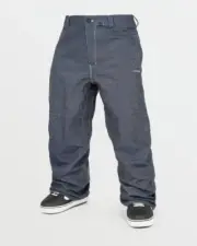Volcom Mens XXL Snow Billow Trousers Snowboard Pants Dark Denim G1352510