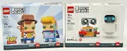 LEGO BRICKHEADZ 40553 TOY STORY WOODY/ BO PEEP & 40619 WALL-E/ EVE NISB