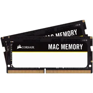 Corsair DDR4 2666MHz 32GB(16GBx2) CMSA32GX4M2A2666C18 SODIMM 筆記型記憶體(Apple認證,兼容 iMac 5K Mid-2017/Mac Mini Late-2018)香港行貨