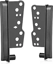 NuIth ISO Double DIN Installation Dash Kit for Select 1997-UP Toyota Camry/Avalon/Corolla/RAV4/Yaris Radio Dash Stereo Mounting Installation Trim Bezel Kit, ISO Stereo Side Trims Brackets