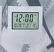 White Alarm Clock