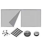 8x7 Ft/16x7 Ft Magnetic Garage Door Screen Single Car Insect Bug Mesh Patio