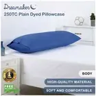 Dreamaker 250TC Plain Dyed Body Pillowcase Protector - Marine (Single Pack)
