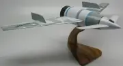 Von Braun Shuttle Columbia Spaceship Wood Model Free Ship
