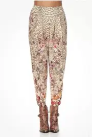 Camilla Harem Pants With Front Pleats Drifting Dreamer Size XL New With Tags