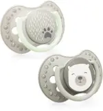 LOVI Buddy Bear pacifier 0-3 m 2 pieces