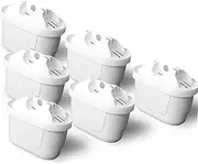 6 Pack Water Filter Compatible with Brita Maxtra/Mava,Maxtra+,Mavea,Marella jug Pitcher 2.4L 3.5L Replacement Filter Cartridges