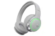 HECATE by Edifier G2BT Gaming Headset, Bluetooth 5.2 Wireless Headphones with 40mm Driver, Deep Bass Stereo Sound, Lightweight Noise Cancelling Over Ear Headphones with Soft Earmuffs, RGB Light, Grey