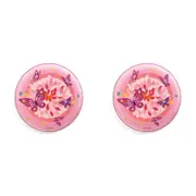 2x Djeco Flying Rosa Flying Disc Waterproof Throwing Disc Kids Toy Pink 4y+