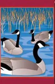 Geese Crisfield Visitors Garden Size Flag (13" x 18" Approx)..4..... PR 51556