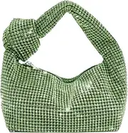 [Pocadri] Rhinestone Tote Bags for Women Shiny Evening Shoulder Handbags Clutch Purses Party Wedding