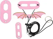 PERSELOSO 1 Set Reptile Harness Leash Kit: Adjustable Lizard Wing Harness - Escape Prevention Outdoor Walking Training Leash for Gecko