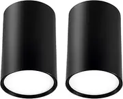 2pcs 10W LED Spotlight Wall Lights Surface Mounted COB Lighting LED White 6000K Wall Lamp or Spot Light Black