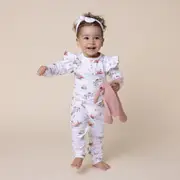 Snuggle Hunny Pony Pals Organic Growsuit