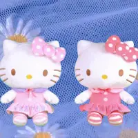 在飛比找Yahoo!奇摩拍賣優惠-12吋 Hello Kitty KT小洋裝玩偶 絨毛娃娃 凱