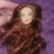 Fashion 1/6 BJD Doll Supermodel Princess Dolls - Reddish Brown Hair - HEAD ONLY