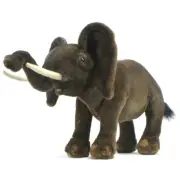 Wild Walking Elephant Hansa Realistic Soft Animal Plush Toy 48cm **FREE DELIVERY