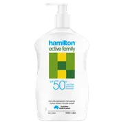 Hamilton Active Family SPF 50+ Sunscreen 500mL