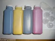 4 HY Toner Refill + 4 Chips for Ricoh Aficio SP C250DN SP C250SF Color Printer