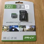 PNY Elite Class 10 U1 microSDHC Flash Memory Card 32GB w/ Photo Recovery