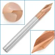 5mm 60 Degree HRC55 Tungsten Carbide Chamfer End Mill Cutter Router Bit Tool