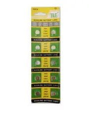 AG3, 392A, CX41, G3A, LR736, LR41 Alkaline Button Cell 1.55V Battery Exp 2026