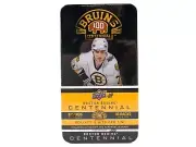 2023-24 UPPER DECK UD NHL ICE HOCKEY BOSTON BRUINS 100 CENTENNIAL TIN HOBBY BOX