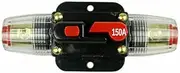20-150AMP Circuit Breaker Dual Battery IP67 Waterproof Fuse Manual Reset 12V 24V, Durable Fuse for Electrical Safety