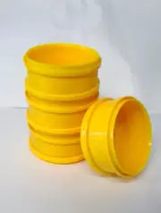 1/8th RC Nitro Buggy Truggy Wheel Rims Yellow (Set of 4) 17mm Hex New HBX