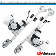 2x Window Regulator w/ 2-Pin Motor for Holden Rodeo RA Colorado RC Isuzu D-Max (for: Isuzu)
