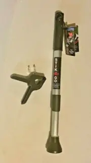 Stik-N-Go Golf Ball Retriever Adjustable Scramble Stick with Golf Cart Clamp
