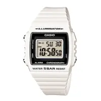 在飛比找蝦皮購物優惠-【奇異SHOPS】CASIO 50M防水多功能電子錶 白黑 