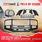 4X4FORCE Armor Bullbar Guard Plate 3 LOOP Light for Nissan Patrol Y61 00-04