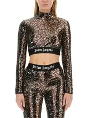 [Palm Angels] Palm Angels-Sequined Top-Donna S