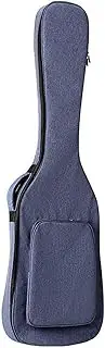 Universal Electric Bass Travel Guitar Gig Bag Carry Case Backpack 10mm/0.4inch Thick Padded Waterproof Gig Bag with Adjustable Shoulder Straps & Padded Handle, 123 * 44 * 7cm