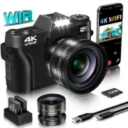 4K Vlogging Camera for YouTube 56MP Digital Camera for Photography and Video ...