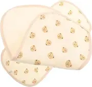 JOINPAYA 2pcs Bibs Muslin Burp Cloths Wipes Kit Newborn Babies Swaddle Weaning Wearable Burp Cloths Hooded Smock Drooling Blanket Boy Stuff Rags Cotton