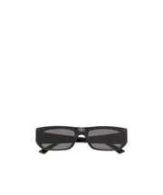 Balenciaga Eyewear Shield Rectangle Sunglasses One size Black