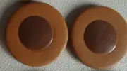 10 pieces 60mm Baritone Bass sax pad good material Plastic resonator