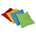 4pcs Cornhole Bean Bags Canvas Sandbag Outdoor Party Hand Tossing Game, 4 Colors